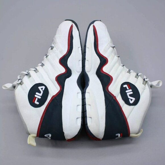 FILA Jayson Williams #55 Nets Autographed Game Worn Signed Basketball Sneakers main image 10